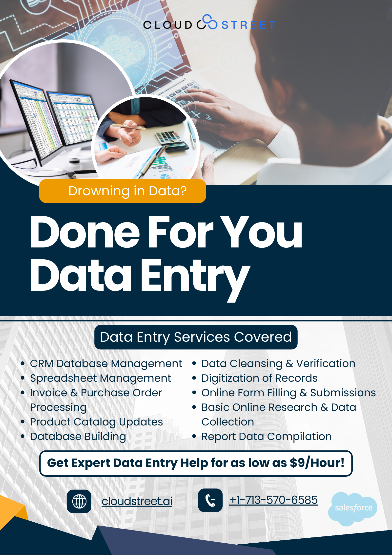 Drowning in Data? Get Expert Data Entry Help for Only $9/Hour!