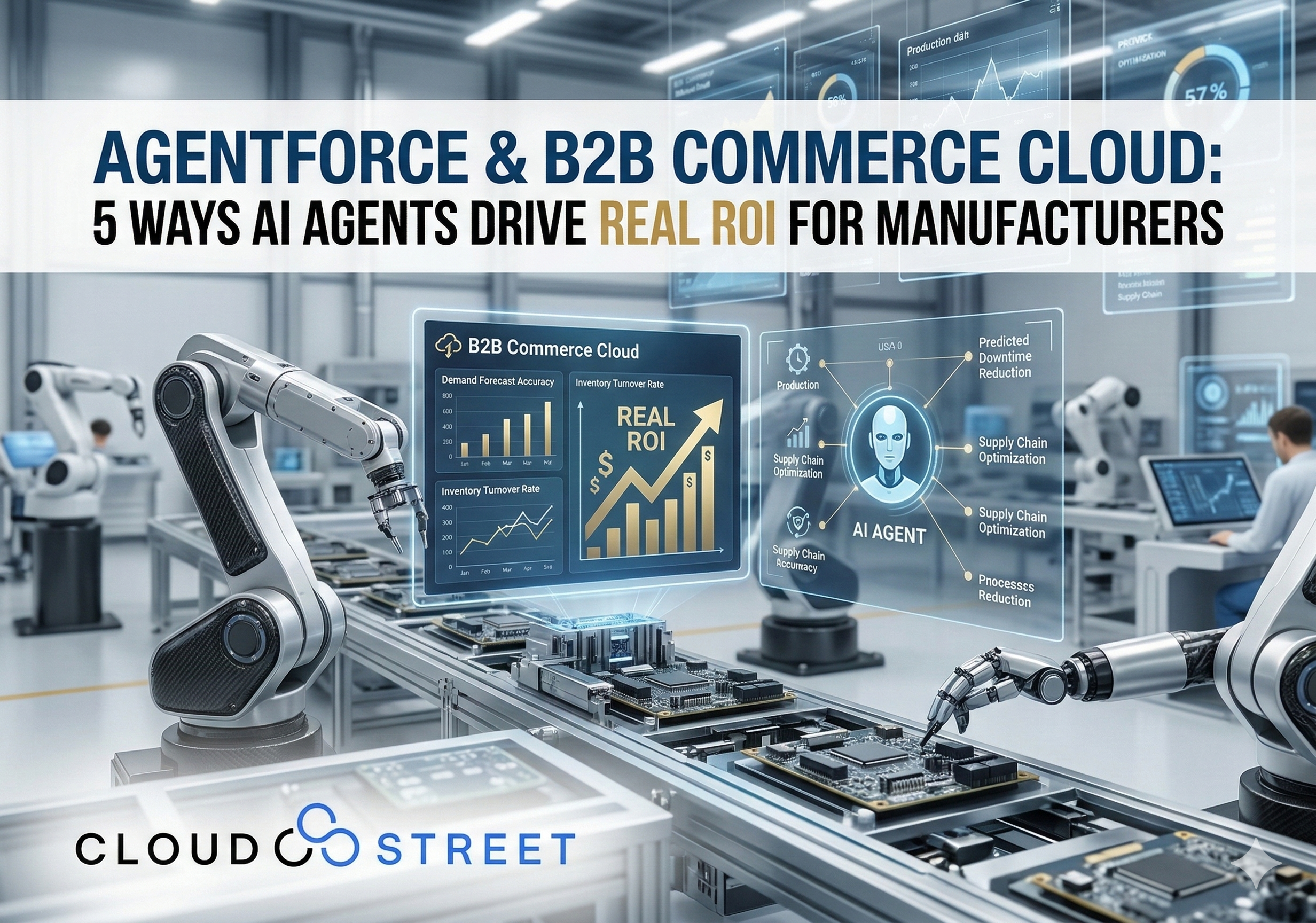 Agentforce + B2B Commerce Cloud: 5 Ways AI Agents Drive Real ROI for Manufacturers